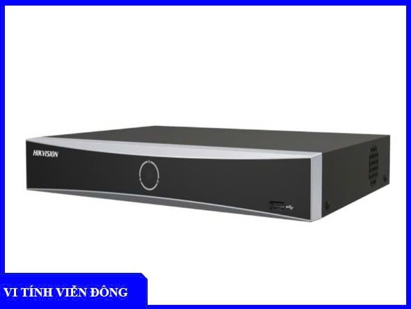 Đầu ghi camera 8 kênh IP Hikvision DS - 7608NXI - K1 (B) 1 SATA hỗ trợ khe cắm ổ cứng dung lượng 10TB, phân biệt người và phương tiện