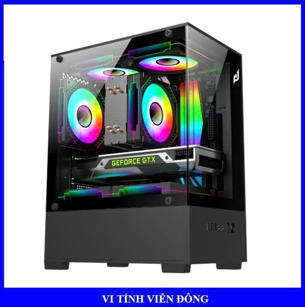 Case máy tính EDRA ECS1303 - Black (Không fan)