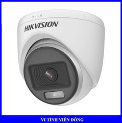Camera Dome Smart Hybrid light 2MP 1080P Hikvision DS - 2CE76D0T - EXLMF (vỏ sắt, ống kính 3.6mm) -IME