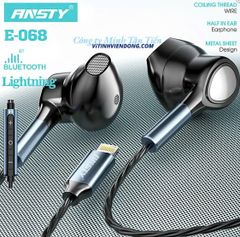 Tai nghe Iphone Ansty E068 Lightning có mic 1.2m