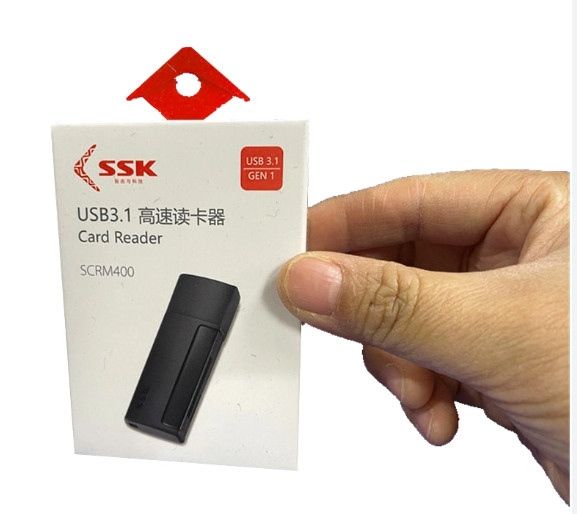 Card Reader SSK 2in1 USB 3.1 SCRM400 (SD / TF , Micro SD)