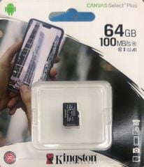 Thẻ nhớ 64GB MC SD Kingston class 10