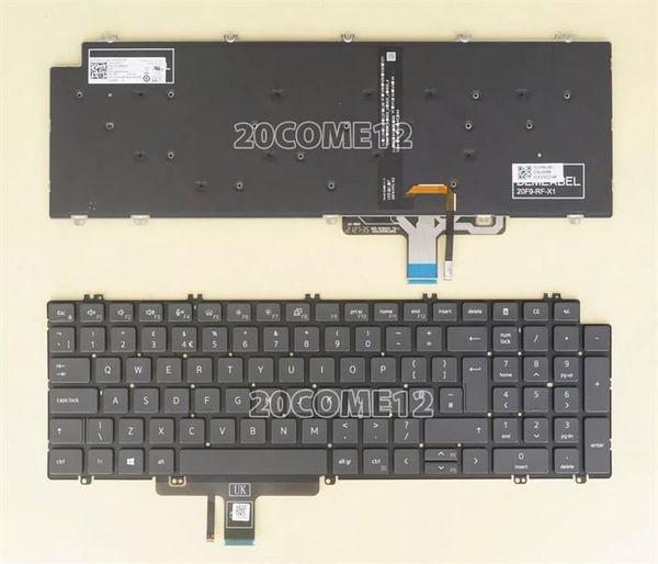 BÀN PHÍM DELL LATITUDE 3540 5520 5521 ZIN ĐEN (CÓ ĐÈN) CPU TH13