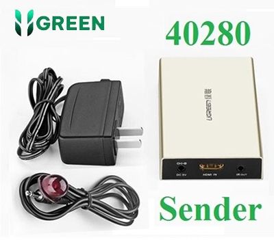 Bộ nối dài HDMI to Lan 120M (MM116) UGreen 40280 (Thiết bị phát)