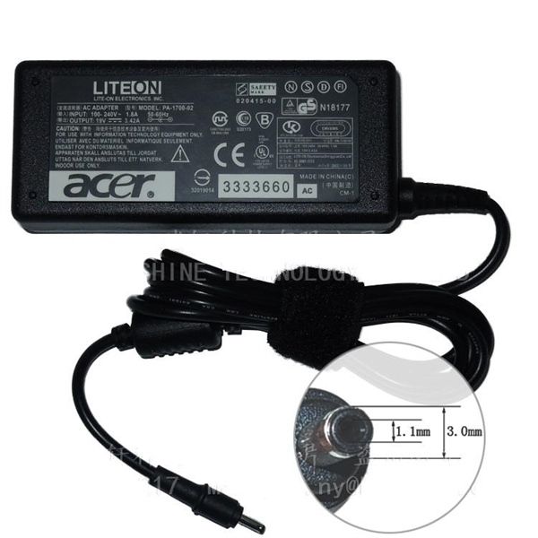 Sạc Laptop ACER 19V - 3.42A (65W) Zin - (Kim nhỏ) || Sạc SAMSUNG (kim nhỏ)