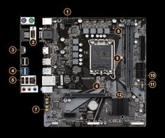 Mainboard Gigabyte H610M H V2 DDR4 Bulk