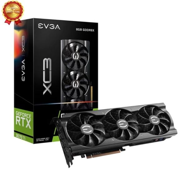CARD MÀN HÌNH EVGA GeForce RTX3070Ti XC3 GAMING 8GB GDDR6X (cũ) Bh 4