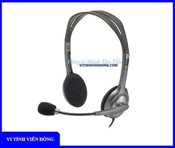 Tai nghe Logitech H111 (jack 3.5mm, có Micro | Sử dụng cho Laptop)