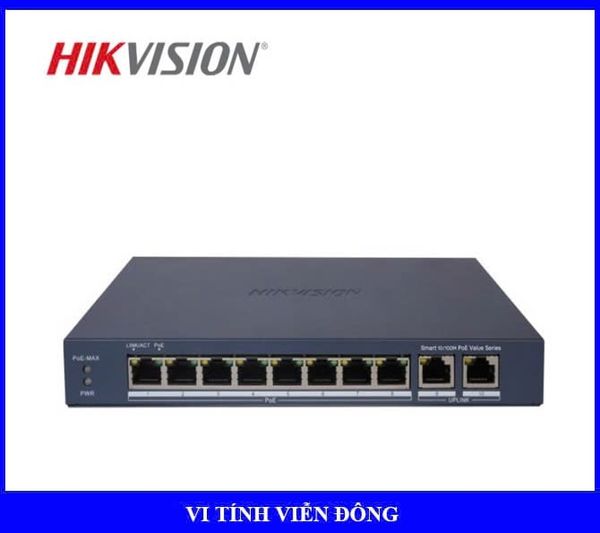 Switch PoE 8 cổng HIKVISION DS-3E1310P-EI/M