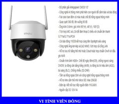 Camera WIFI 4MP iMOU Cruiser SE+ IPC-S41FEP (Full color ban đêm có màu, đàm thoại 2 chiều, còi báo động)