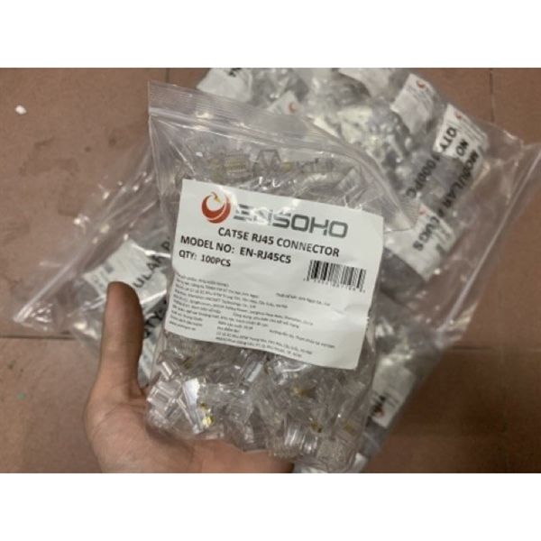 Ðầu RJ 45 Ensoho CAT 5E