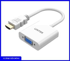 Cáp chuyển HDMI -->VGA 15cm Unitek (Y - 6333C01 ) (Không có ngõ Audio)