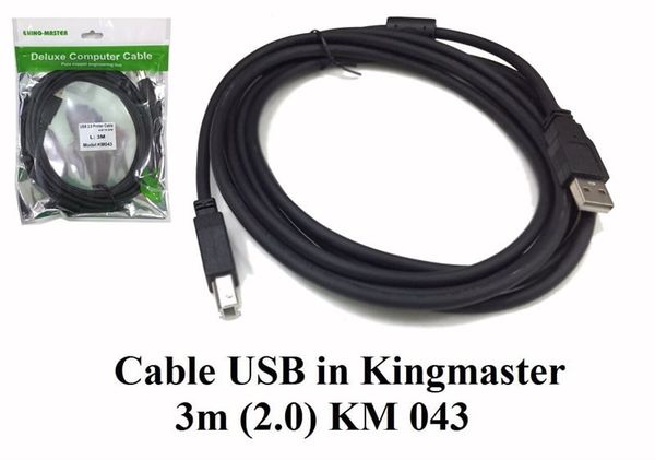Cáp máy in 3m Kingmaster KM043