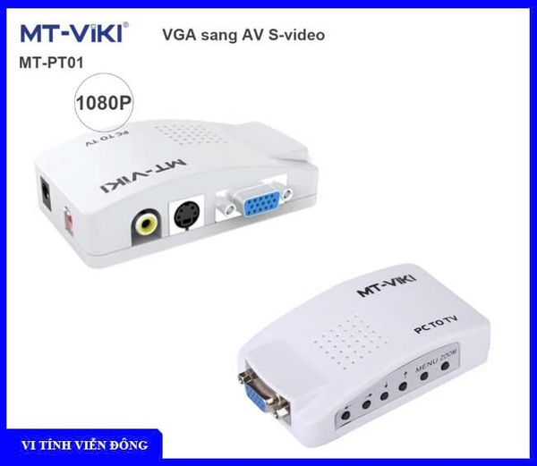 Bộ chuyển đổi PC to TV MT-PT01 MT-Viki (BH 3 tháng)