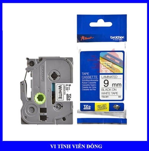 Nhãn in Brother có màng bảo vệ TZE 221