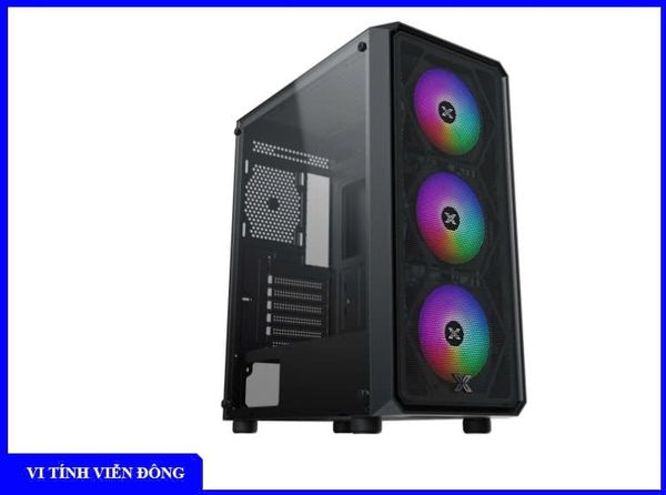 Case Xigmatek DUO X 3F ATX - Black (Kèm 3 Fan) chạy Dual Xeon