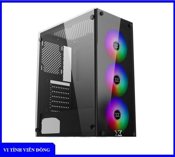 Case máy tính Xigmatek Hero II 3F Black (tặng kèm 3 fan Led RGB)