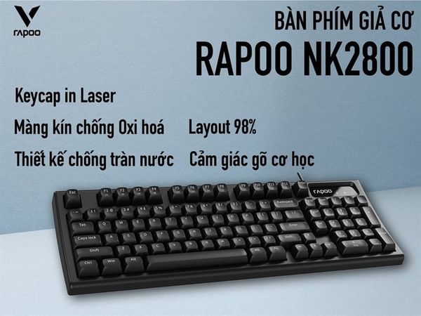 Bàn Phím Giả Cơ Rapoo NK2800