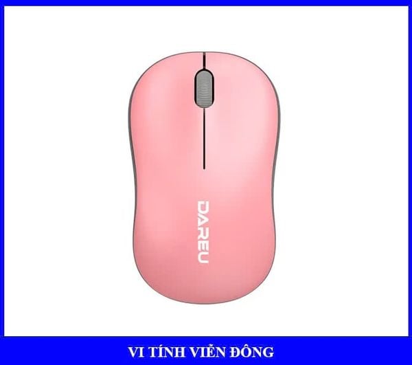 Chuột không dây Dareu LM106G - Màu hồng