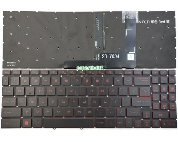 PHÍM MSI GL66 (LED THƯỜNG, BH 6TH)(CÓ PHÍM SỐ) *CÁP LED DẸP*