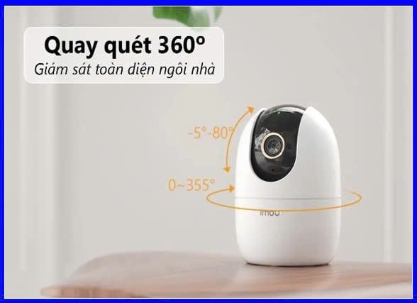 Camera IP IMOU Ranger 2 A52P 5MP (Xoay 360 độ, đàm thoại 2 chiều) (IME)