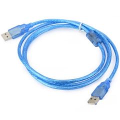 Cáp 2 đầu đực USB 1.5m Arigato (màu xanh)