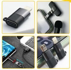 Đầu chuyển đổi OTG Type C sang IOS Hỗ Trợ Mic Microphone Sạc Truyền Dữ Liệu