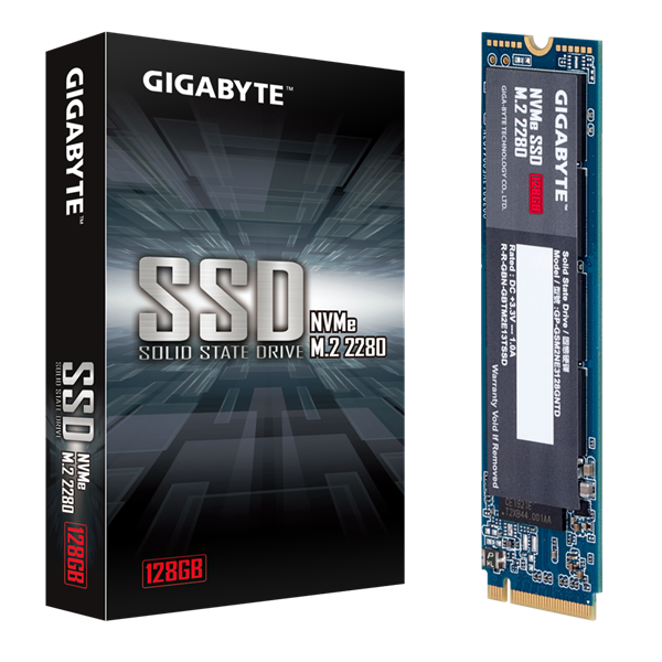 Ổ cứng SSD 128GB Gigabyte M2 PCie GSM2NE3 ( M.2 2280 )