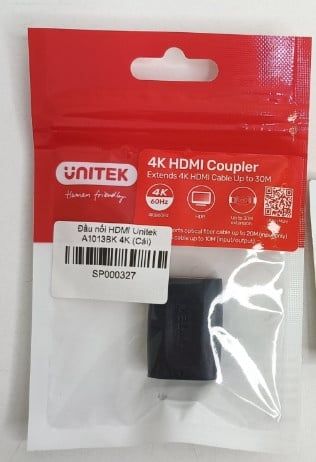 Đầu nối HDMI Loại Tốt Unitek YC 013 || A1013BK 4K 60Hz