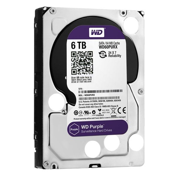 HDD 6TB Western Purple Chính hãng