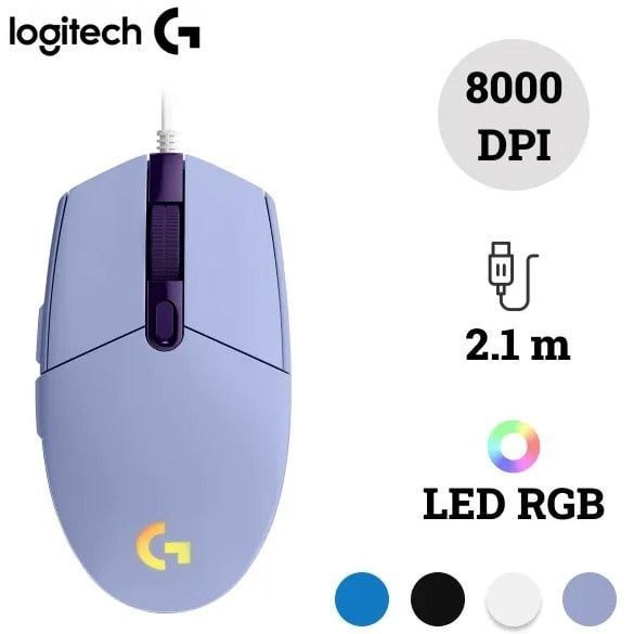 Chuột Gaming có dây Logitech G203