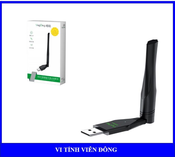 Bộ thu Wifi Veggieg có ăng ten 300Mbps V - K300