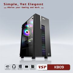 Case VSP Esport Gaming KB09 Black Không Fan