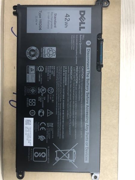 PIN DELL VOSTRO 5481 YRDD6 (ZIN) - 3 CELL