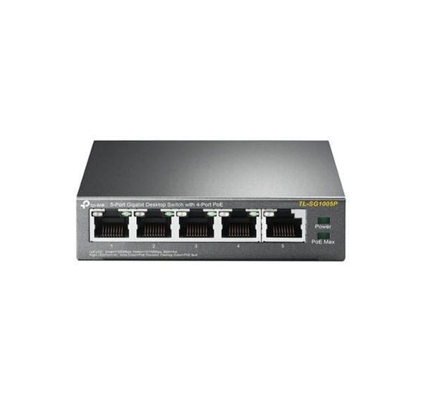 Switch PoE TPLink 5P TL-SG1005P