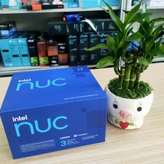 Máy tính cá nhân để bàn - Bộ Mini PC Kit INTEL NU C11PAH (RNUC11PAHI70000): mạch chính có tích h ợp chip i7-1165G7 (4.70GHz), Adaptor, miếng đỡ. Khô ng có ổ cứng, RAM và màn hình