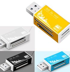 Card Reader hoa văn loại trung (T-Flash, SD, MMC, RS-MMC, Mini SD, MS, MS PRO, MS Duo, M2)