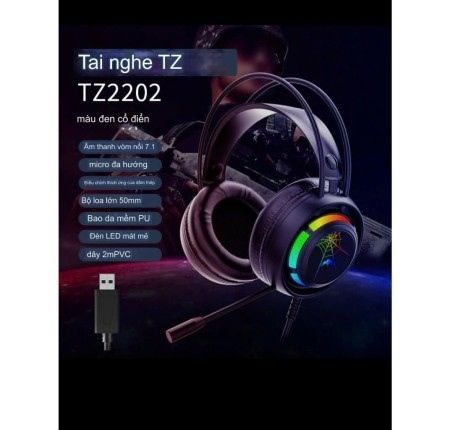 Tai nghe Gaming TZ - 2202 7.1 USB