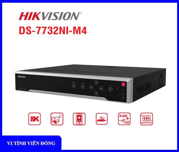 Đầu ghi camera IP 32 kênh 8K Hikvision DS - 7732NI - M4