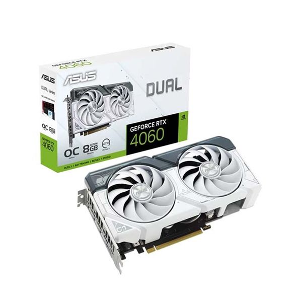 Card màn hình ASUS Dual GeForce RTX 4060 EVO OC Edition 8GB GDDR6 (DUAL-RTX4060-O8G-EVO)