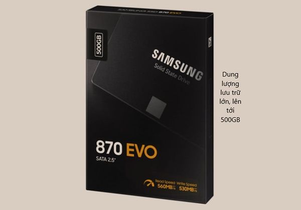 Ổ cứng SSD 500GB Samsung 870 EVO Sata 77E500BW sata 2.5