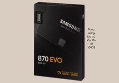 Ổ cứng SSD 500GB Samsung 870 EVO Sata 77E500BW sata 2.5