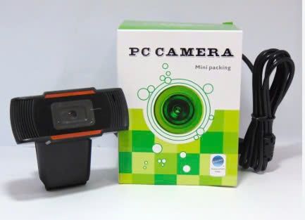 Webcam lùn có Mic 1080p (Hộp trắng + xanh lá)
