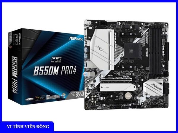 Mainboard Asrock B550M Pro4 - Chính hãng