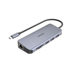 CÁP TYPE-C RA 3 USB 3.0 + HDMI + VGA + LAN + TF/SD/PD UNITEK D1026B