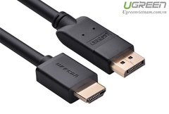 Cáp chuyển Displayport 1.2 ra HDMI dài 1,5m Ugreen 10239