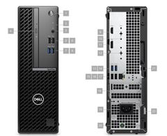 Máy tính để bàn Dell OptiPlex Small Form Factor 7010 Intel Core i5-13500 (6+8 Cores/24MB/20T/2.5GHz to 4.8GHz/65W), 8GB 3200MHz DDR4, 256GB SSD, Intel UHD Graphics 770 , No DVD_RW, Ubuntu, BH 3 năm (1Bộ=Máy, Chuột, Bàn phím,cáp)_7010SFF8G2563y