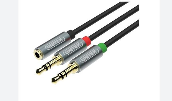 Cáp loa 1L --> 2K Unitek 0.2m Y-C957ABK