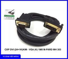 Cáp chuyển DVI 24+1 -> VGA 1.8M M-PARD ( MH303 )