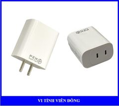 Sạc nhanh 35W PZX P68 - 2 cổng Type C (không bao gồm cáp sạc)
